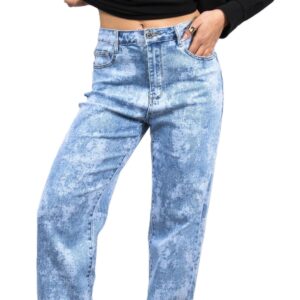 Γυναικείο Παντελόνι Τζιν Ξεβαμμένο Wide Leg